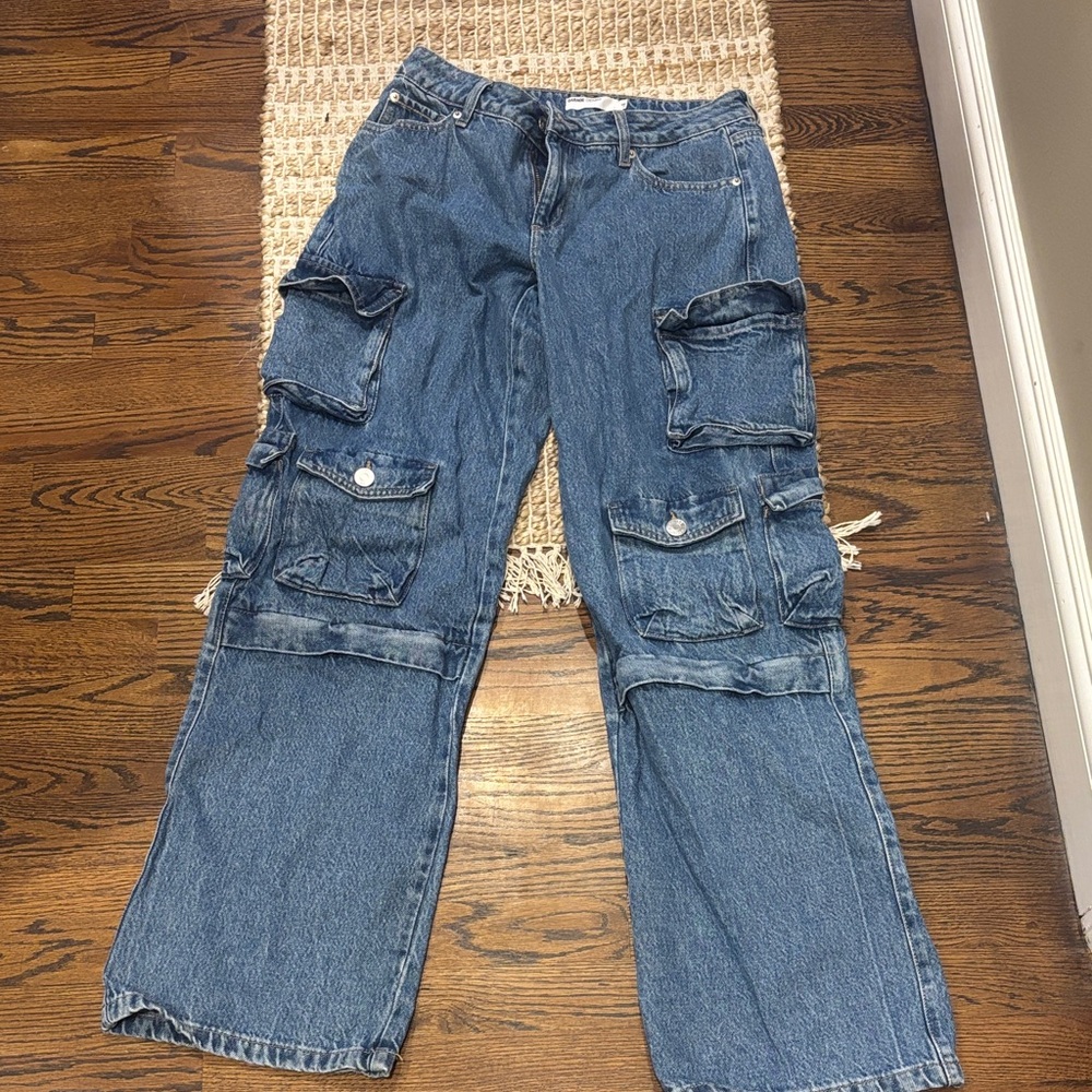 Garage Women's Denim Cargo Jeans